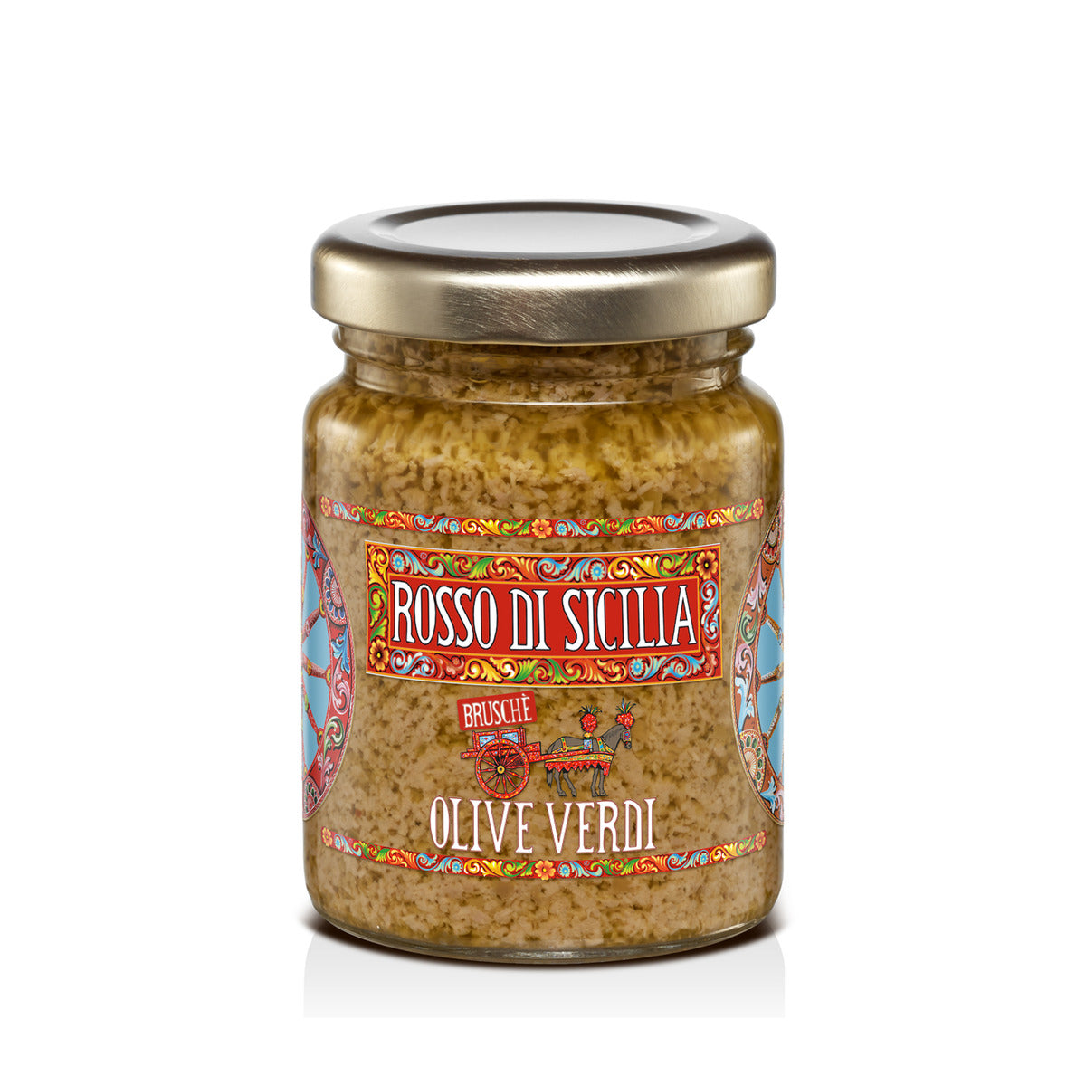 Rosso di Sicilia green olive spread jar