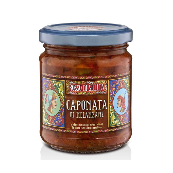 Rosso di Sicilia Sicilian eggplant caponata jar