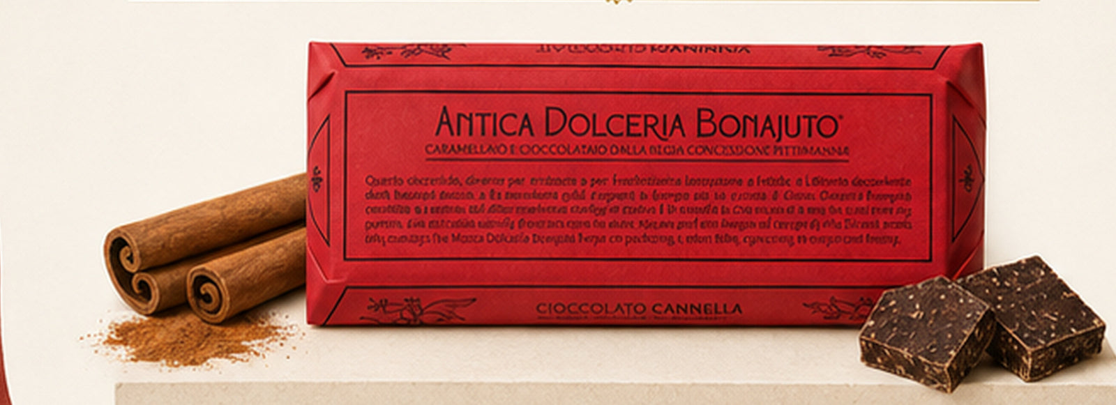 Bonajuto Cinnamon Chocolate Bar