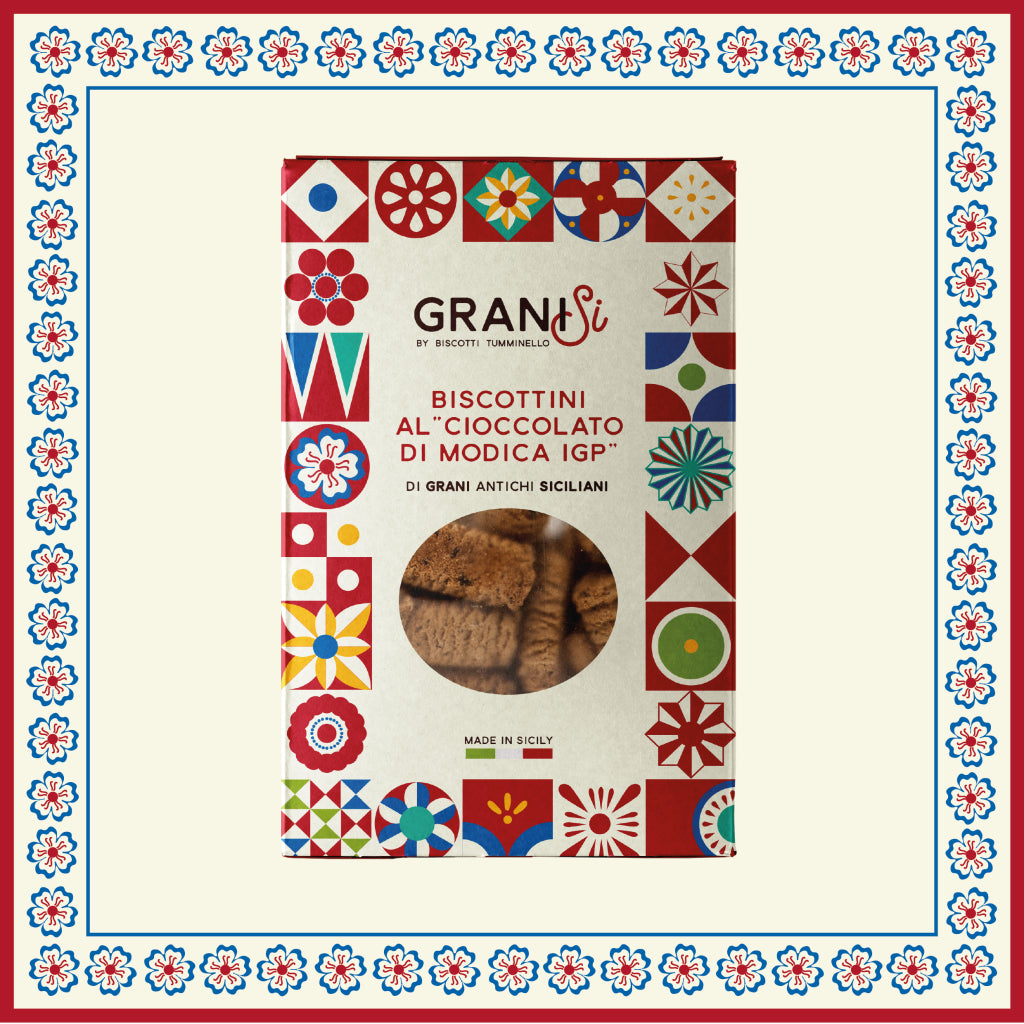 Biscottini Modica IGP Chocolate - Sicilian Biscuits