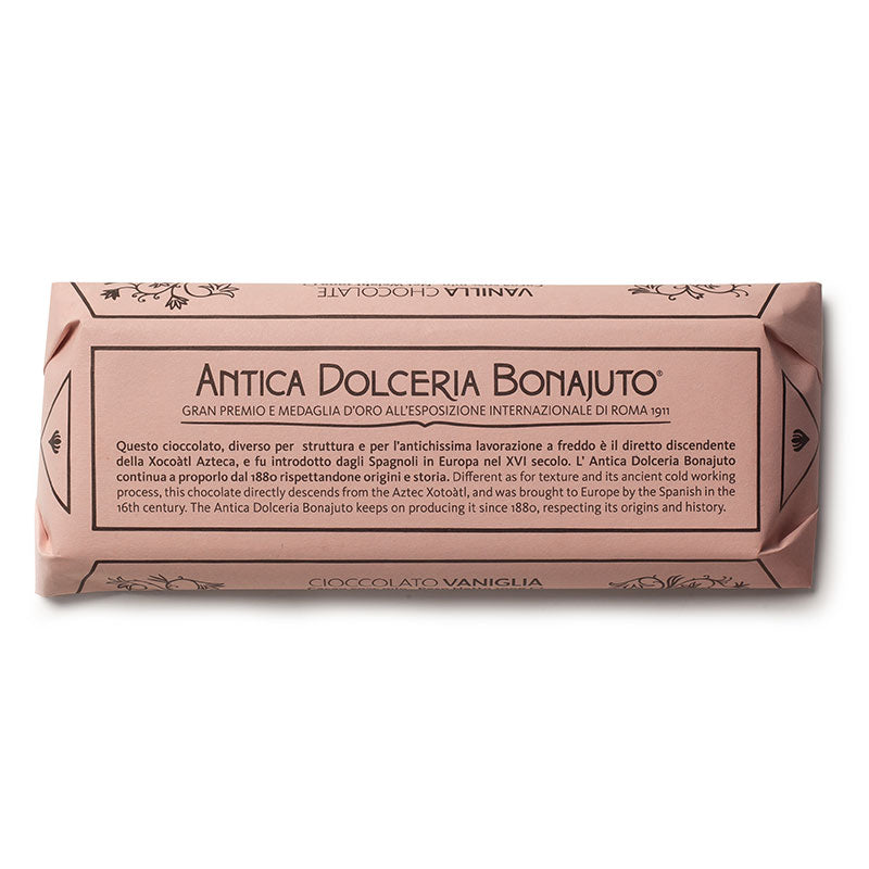 Bonajuto Vanilla Chocolate Bar