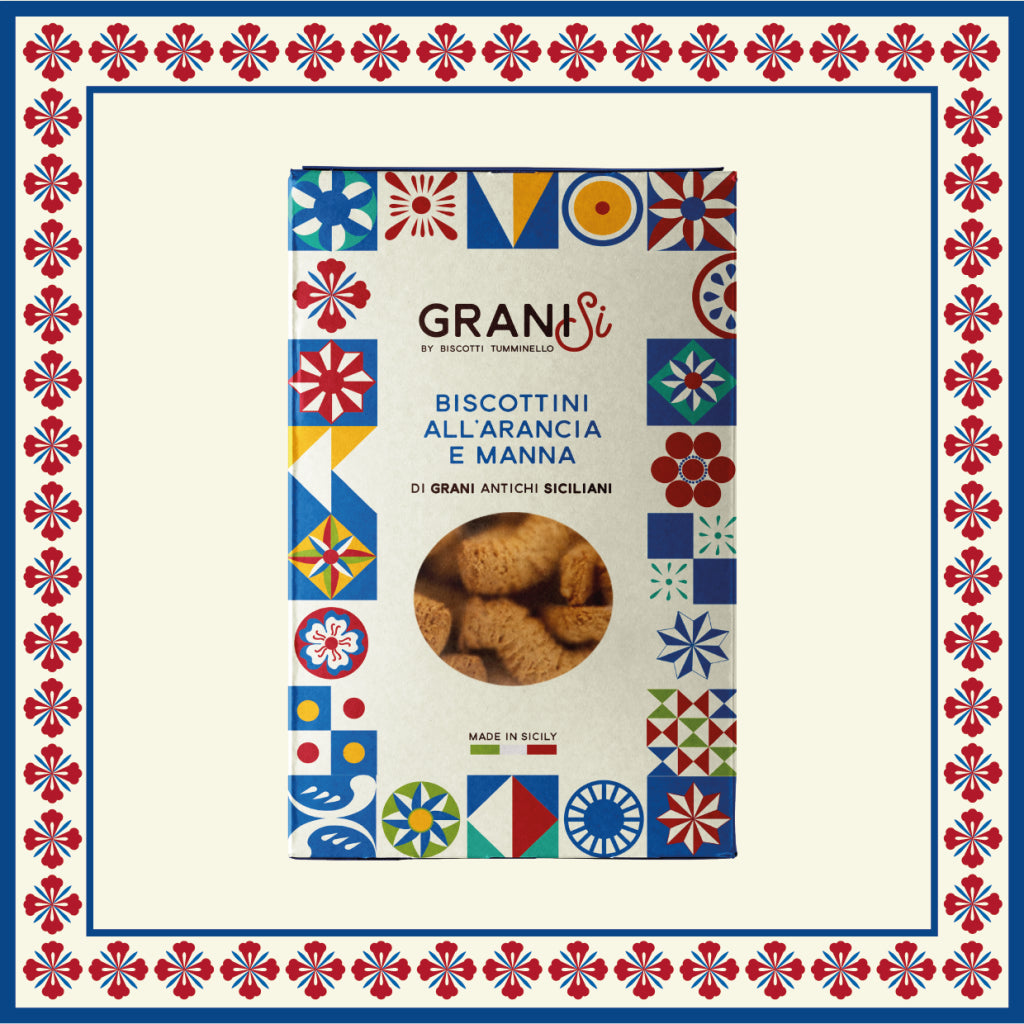 Biscottini Arancia e Manna - Biscotti Siciliani Arancia e Manna
