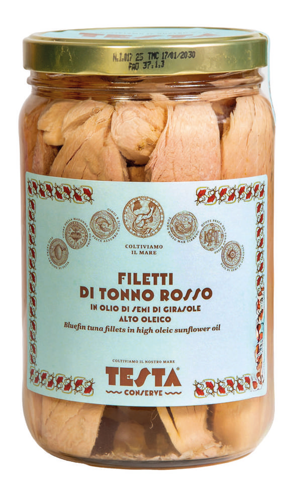 Bluefin Tuna Fillets in Sicilia PGI Extra Virgin Olive Oil