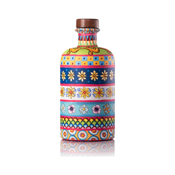 Romano Le Iconiche Fiorellini Sicilian extra virgin olive oil bottle