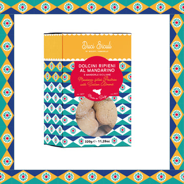 Dolcini al Mandarino e Mandorle Siciliane- Sicilian Mandarin & Almond Filled Pastries