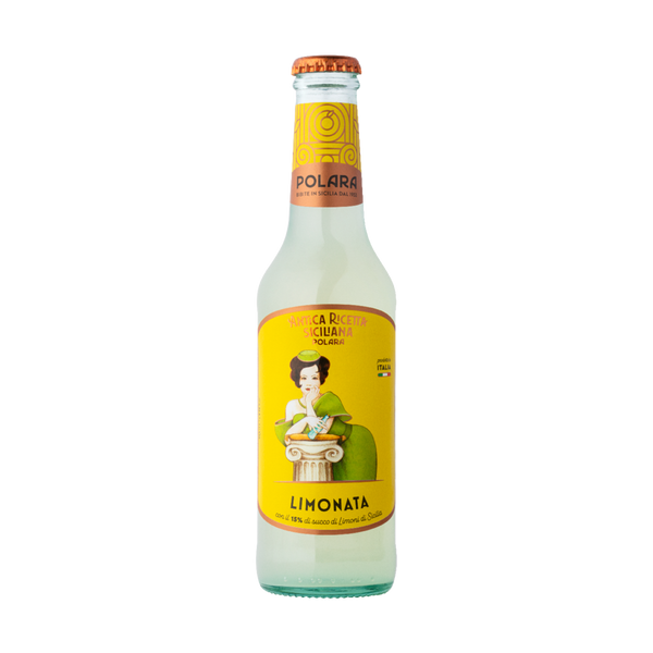Polara Limonata Sicilian lemon soda bottle