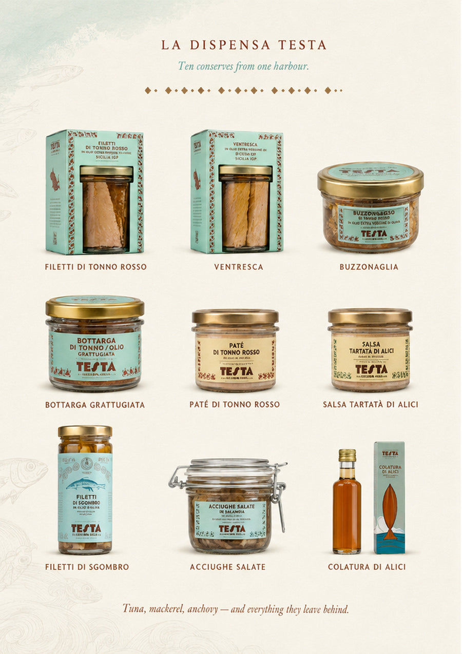 Zagara catalogue, page 54: Testa Conserve
