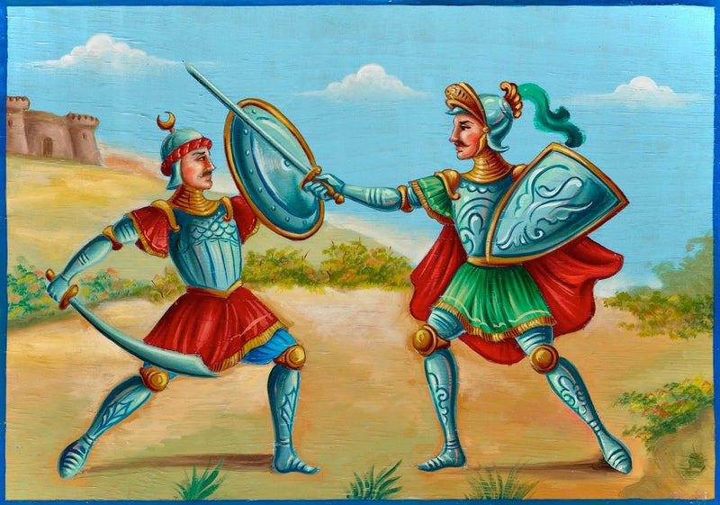Rosso di Sicilia — cart art, paladins